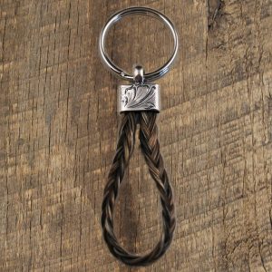Horsehair Keychain By IM Silver