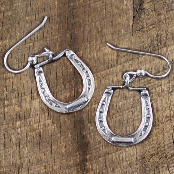 Large Horseshoe Earring By IM Silver