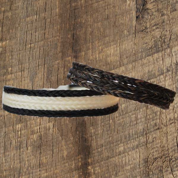 Triple Square Braid Horsehair Bracelets