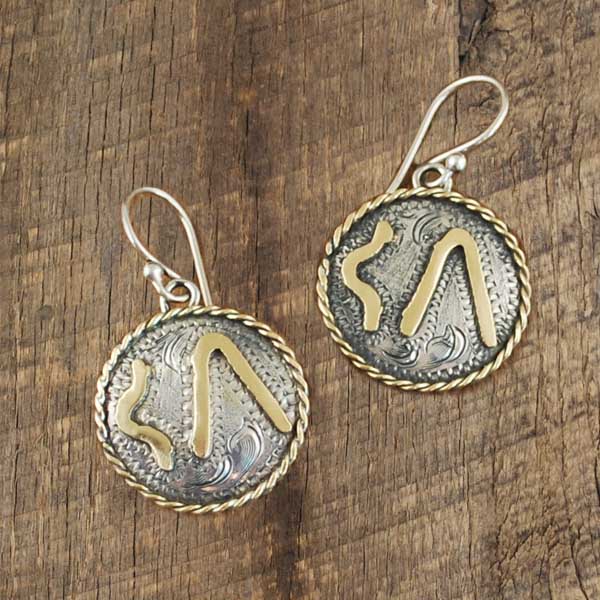 Silver Earrings- IM Silver Hand Engraved Silver Jewelry