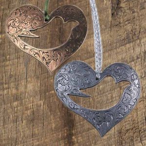 IM Silver Heart Ornament